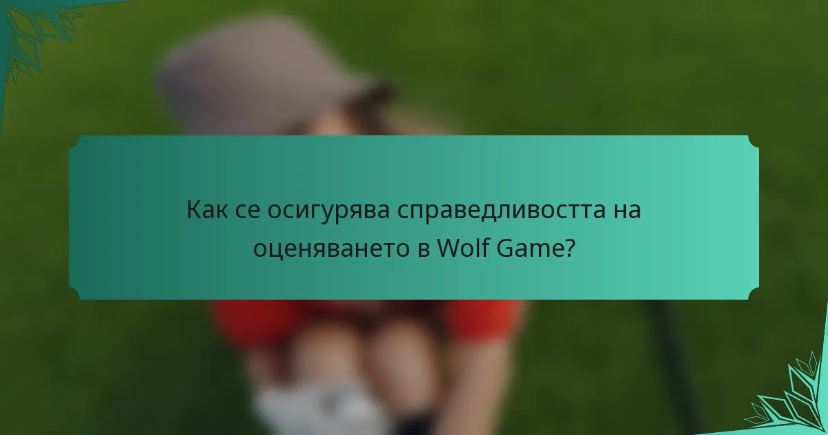 Как се осигурява справедливостта на оценяването в Wolf Game?